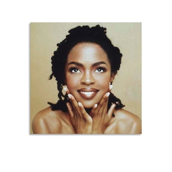 Lauryn Hill Hip-hop Poster (30) Wall Art Poster Scroll Canvas Painting Picture Living Room Decor Home 16x16inch(40x40cm)