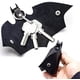 thumbnail image 3 of Llavero de hombre, 2 llaveros de piel sintética de Batman, bolsa de llavero unisex, llavero de piel grabado personalizado para varias llaves de coche o motocicleta JAMW Sencillez, 3 of 5
