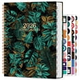 thumbnail image 1 of TIELUTT Floral Themed Annual Academic Planner and Organizer Notebook with Weekly Monthly Layout for Girly and Pens A5 Notebooks for Work Blank Note Book No Lines Reusable Notebooks Dotted Notebooks f, 1 of 7