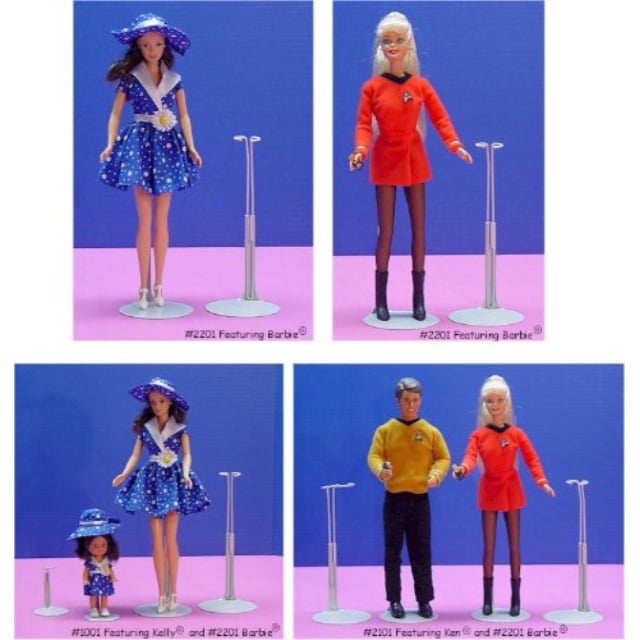 Black Doll Stands for 8 to 12 Dolls and Action Figures Kaiser Manufacturing Kaiser Doll Stand 2175 Box of 12 Black Doll Stands for 8 to 12 Dolls and Action Figures Box of 12