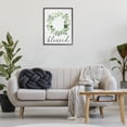 thumbnail image 3 of Stupell Industries Blessed Clover Wreath Botanical & Floral Painting Black Framed Art Print Wall Art, 24 x 30, 3 of 10