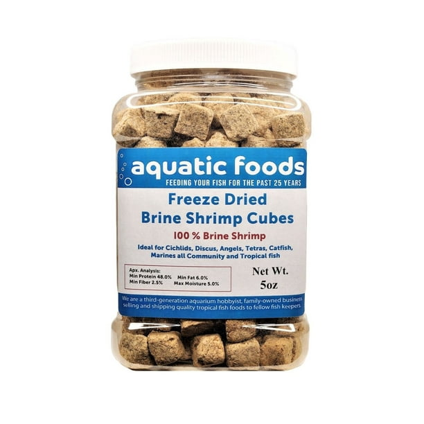 Brine Shrimp CubesFreeze Dried Floating Brine Cubes for All Tropical