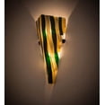 thumbnail image 3 of Meyda Tiffany 184392 Metro Fusion Fettuccine 2 Light 16" Tall Wall Sconce - Black, 3 of 3