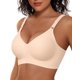 thumbnail image 1 of Sujetador inalámbrico Vertvie Seamless Push Up de cobertura total Nude XL, 1 of 6