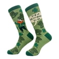 thumbnail image 2 of Women's Top of The Morning to Ya Socks Funny Cute Green Leprechaun Footwear, 2 of 9