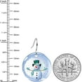 thumbnail image 3 of Snow Globe Snowman Earrings, 3 of 4