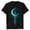 Black, variant on GUZOM Mens Sky Blue Graphic T-Shirt Crescent Moon Sword Gothic Fantasy Cyberpunk Crew Neck Short Sleeve Relaxed Fit Stretch Polyester Spandex,Size S