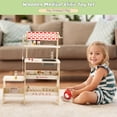 thumbnail image 3 of Pretend Play Doctor's Office, Wooden Medical Center Clinic Toy Set for Kids, 22 Accessories Included, Vision Testing Age 3+, 3 of 18