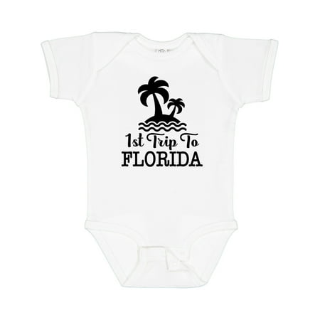 

Inktastic First Trip to Florida Vacation Gift Baby Boy or Baby Girl Bodysuit