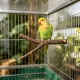 thumbnail image 4 of Soporte de descanso para loro de madera natural con ramas de árboles frutales para aves pequeñas, juguete para desgaste de garras y pico, soporte ajustable para jaula, reemplazable y lavable., 4 of 6