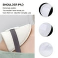 thumbnail image 3 of 4 Pairs of Sponge Shoulder Pads Anti Slip Suit Shoulder Pads Women Clothing Accessory, 3 of 6