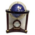 thumbnail image 1 of Jiallo 15117 Globe Wood Clock - Large, 1 of 1