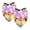 Multi-colored, variant on PhooArto Cute Cartoon Penguins Pattern Dog Bandanas, 2 Pack Soft Washable Pet Scarf Triangle for Large Dogs Puppies and Cats