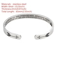 thumbnail image 2 of Badass Daughter Stainless Steel Bracelet - Gift Box Included - Perfect Birthday or Christmas Gift, 2 of 5