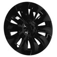 thumbnail image 1 of Wheel Hub , 4pcs 19in ABS Antiwear Cool Sporty Weatherproof Wheel Rim Cover Hubcaps Wheel Covers Replacement For Model 3 2020 To 2023, 1 of 8