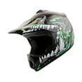 thumbnail image 4 of Wow! Youth Kids Motocross BMX MX ATV Dirt Bike Helmet HJOY Dragon Green, Goggles, MG Youth Green Glove Bundle, 4 of 9