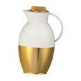 thumbnail image 4 of Fiocias Double Layer Insulated Coffee Carafe 1L Capacity Hot and Cold Water Pot for Home White, 4 of 9