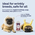 thumbnail image 6 of Petpost Large Wrinkle Wipes for Dogs | 60 Count 5x7 Dog Face & Wrinkle Cleaner | Gentle Pet Wipes with Coconut Oil & Aloe for Bulldogs, Pugs & Wrinkly Breeds | Dog Cleaning Wipes, 6 of 11