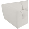 thumbnail image 6 of Meridian Furniture Miramar Cream Durable Linen Textured Modular Sofa, 6 of 9