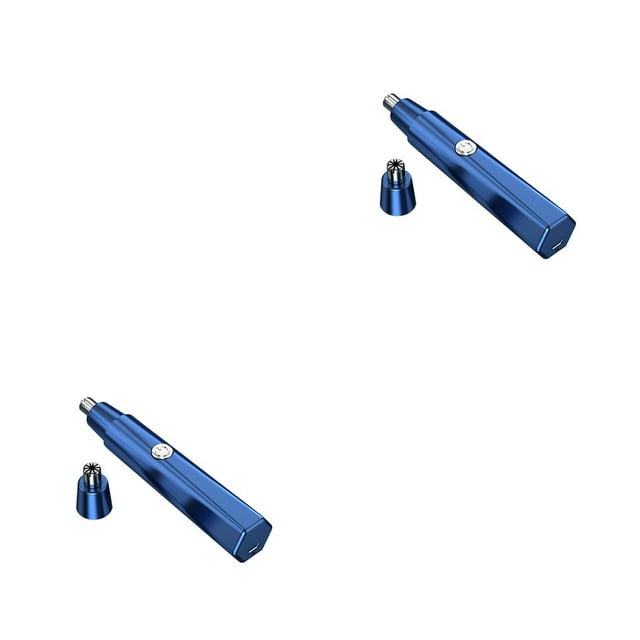 Vogacara Recortador de pelo para nariz, funcionamiento silencioso, IPX5, resistente al agua, lavable, con carga USB, afeitado eléctrico, Type1 NO1