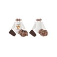 thumbnail image 2 of RUINIXCW Baby Girls Thanksgiving Clothes, Long Sleeve Letters Turkey Romper with Plaid Shorts Headband Socks, 2 of 9