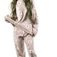 thumbnail image 4 of Pijama Afelpada Mujer Polar Pantalón Sudadera Ropa Invierno, 4 of 5