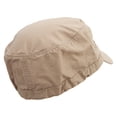 thumbnail image 4 of Red Crane Logo Embroidered Big Size Fitted Ripstop Cotton Military Army Cap - Khaki XL-2XL, 4 of 5
