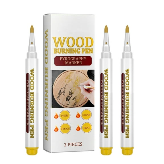 3/9 Pcs Wood Burning Marker Wood Burning Pen Scorch Marker Pyrography Marker