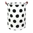thumbnail image 1 of Cesta plegable para ropa sucia, cesta redonda impermeable para la ropa sucia, organizador de ropa grande portátil con asas para el hogar, 1 of 8