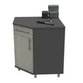 thumbnail image 6 of Inval Kratos Adjustable Laminate 2-Shelf 1-Drawer Corner Garage Cabinet, Chantilly & Dark Gray, 6 of 11