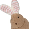 thumbnail image 5 of 9" Tawny Brown and White Plush Rabbit Easter Tabletop Figurine, 5 of 7