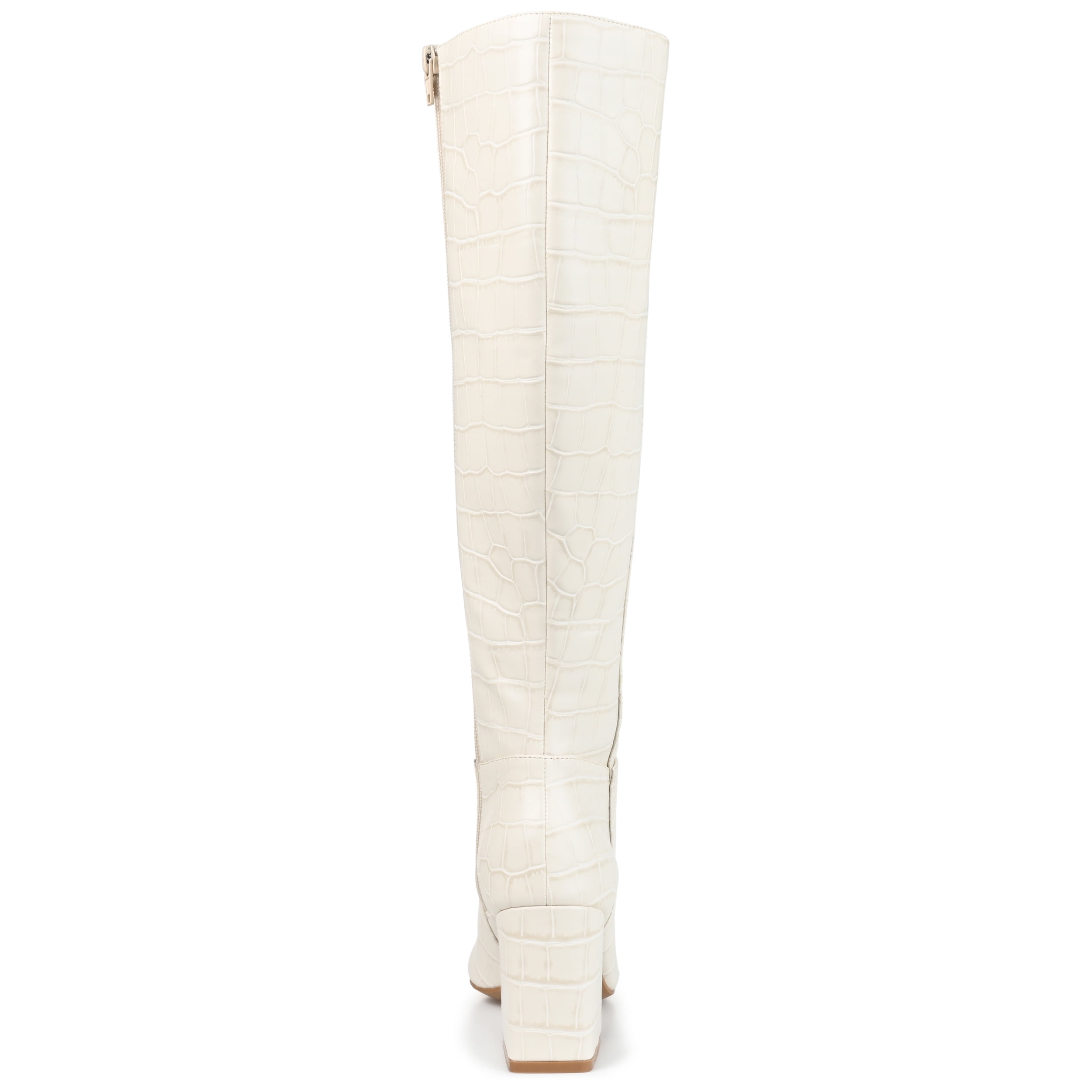 Journee Womens Landree Wide Calf Block Heel Knee High Boots