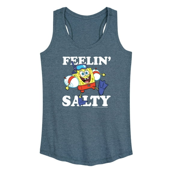 SpongeBob SquarePants - Feelin Salty - Women's Racerback Tank