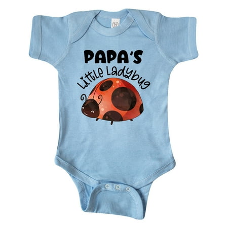 

Inktastic Papa s Little Ladybug Gift Baby Boy or Baby Girl Bodysuit