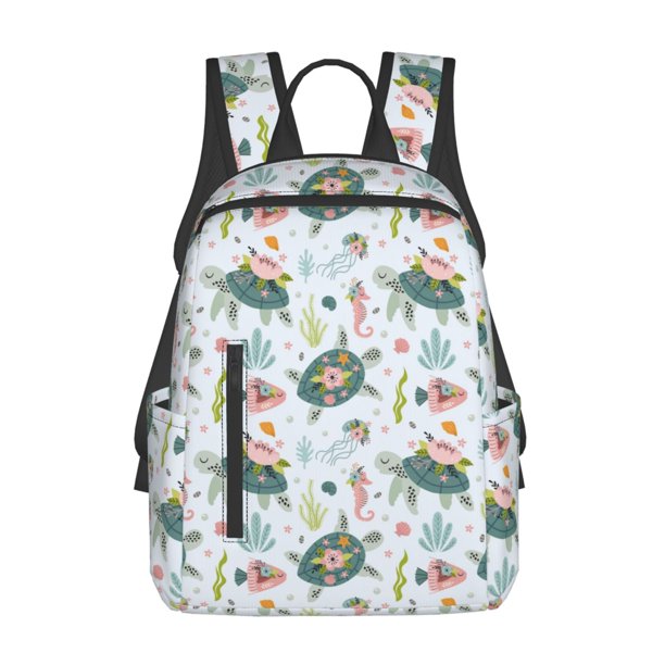 Disketp Sea Animal Mochila Ligera e Impermeable, Mochila de Día Resistente para Viajes, Senderismo y Uso Diario para Hombre y Mujer
