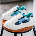 thumbnail image 5 of Men'S High-Top Fashion Sneakers - Breathable, Comfortable Fabric Lining for Hiking, Daily Wear, and Casual Attire，All-Season Casual & Sport Shoes with Colorful Striped Design, Lace-Up Closure,, 5 of 9