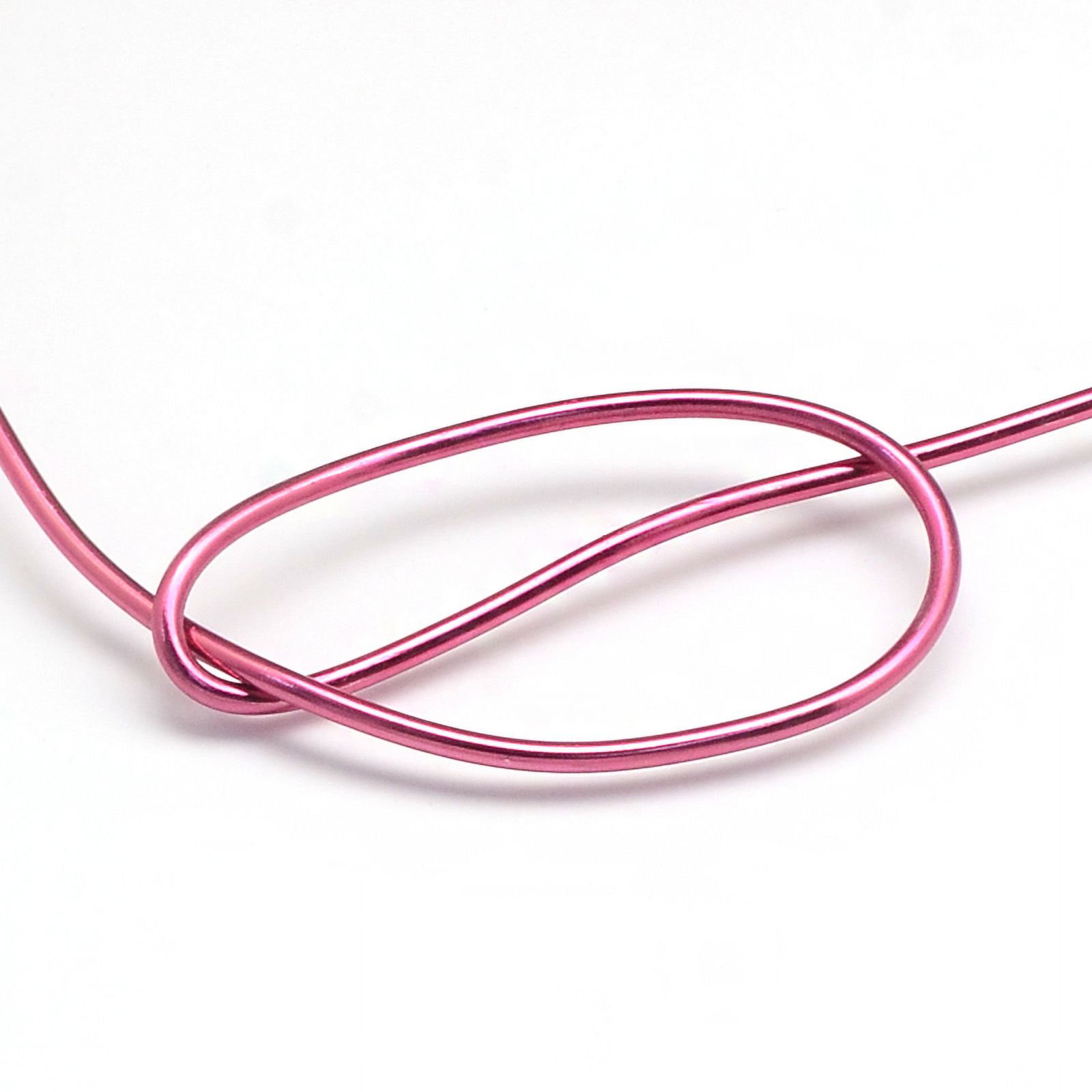 Anodized Aluminum Wire Bendable Metal Craft Wire Flexible Craft Wire for Beading Jewelry Craft Making Cerise 18 Gauge 1.0mm 200m/500g(656.1 Feet/500g)