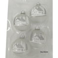 thumbnail image 5 of Holiday Time Dia 65mm 4Ct House Glass Ornament, 5 of 5