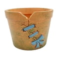 thumbnail image 2 of Succulent Flower Pot Resin Sewing Designs Flower Pot Relief Heart Knot Flower Pot, 2 of 9