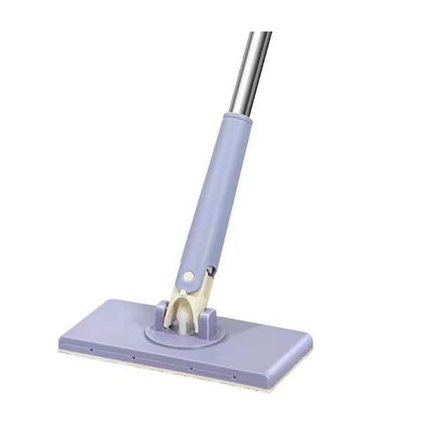 Billuyoard Toalla facial para el hogar, escoba de limpieza, reutilización de toallas faciales para fregar el suelo, escoba de limpieza para el Suministros de limpieza para el hogar púrpura 93cm