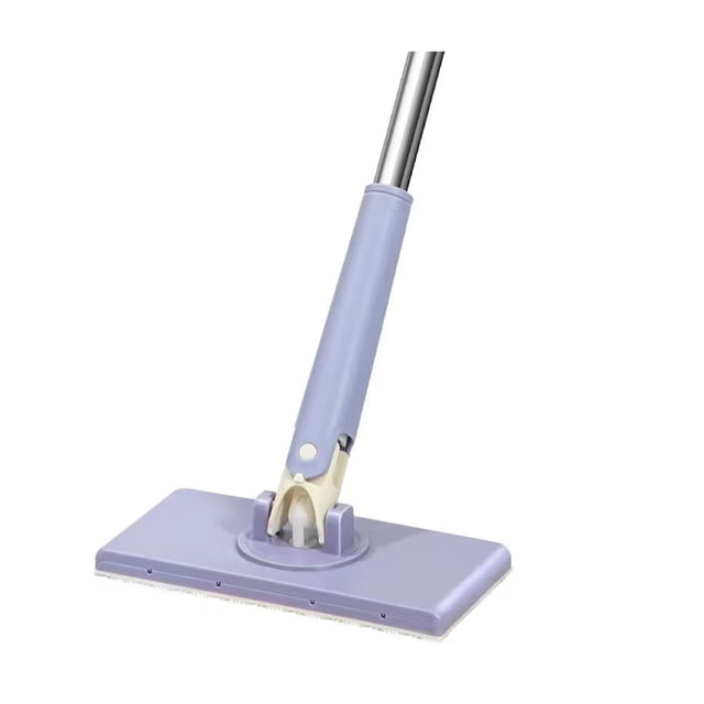Advancent Toalla facial para el hogar, escoba de limpieza, reutilización de toallas faciales para fregar el suelo, escoba de limpieza para el Suministros de limpieza para el hogar púrpura 71cm