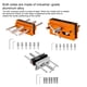 thumbnail image 5 of Scienceny Conjunto de juntas de localizador de carpintería de ancho ajustable para crear diferentes tipos de juntas de pasador Artesanía naranja larga, 5 of 6