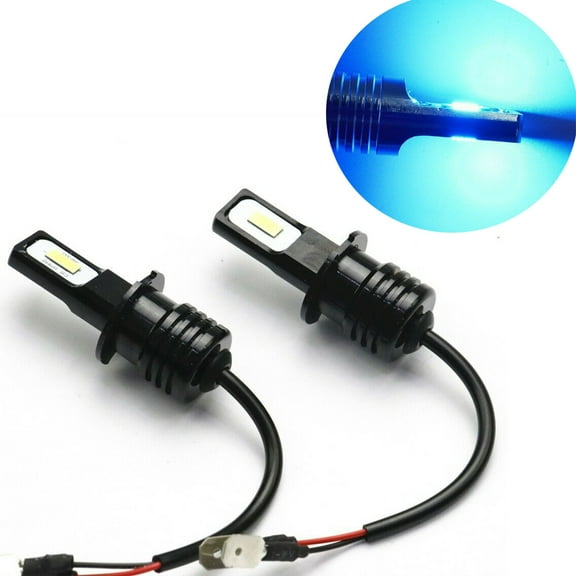 H3 LED 8000k Ice Blue Fog Driving Light Lamp Bulbs For Toyota Supra 1994-1998
