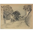 thumbnail image 3 of Ferdinand Boberg 18x15 Black Modern Framed Museum Art Print Titled - Rue Des Saules (1925), 3 of 5