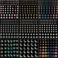 thumbnail image 1 of 9 Water Drill Stickers Eye Makeup Sticker Self-adhesive Sticker, 1 of 4
