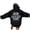 Black, variant on Women's Casual Hooded Sweatshirt with Print Long Sleeve Pullover Comfortable Loungewear for Everyday Wear Thin Zip up Hoodie Women XXL