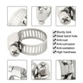 thumbnail image 3 of Unique Bargains 3/8-5/8 inch Dia 10Pcs Steel Adjustable Worm Drive Gear Clip Clamping Hose Clamp, 3 of 4