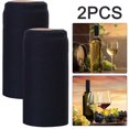 thumbnail image 1 of 100 Uds Pro Botella Vino Cápsulas Termorretráctiles Tapas Botella Película Retráctil (negro), 1 of 7