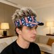thumbnail image 5 of Gorra de béisbol patriótica con bordado de estrellas y rayas | Gorra unisex ajustable para eventos al aire libre y celebraciones festivas | Gorra de verano con protección solar para hombres y mujeres, 5 of 5