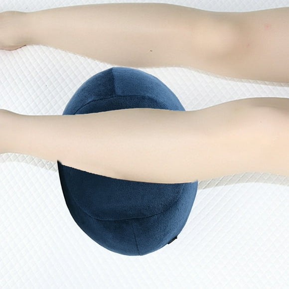 Almohada de espuma para rodillas para quienes duermen de lado | Almohada ergonómica para piernas que alivia el dolor de espalda, alinea la columna y brinda soporte articular | Funda extraíble y